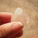 Quartz<br />Jessieville, Garland County, Arkansas, USA<br />1" high and 1 1/4" wide and 1/2" deep<br /> (Author: Reelgoodwoman)