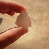 Quartz<br />Jessieville, Garland County, Arkansas, USA<br />1" high and 1 1/4" wide and 1/2" deep<br /> (Author: Reelgoodwoman)