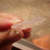 Quartz<br />Jessieville, Garland County, Arkansas, USA<br />1 1/4" high and 5/8" wide and 1/4" deep<br /> (Author: Reelgoodwoman)