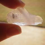 Quartz<br />Jessieville, Garland County, Arkansas, USA<br />3.8 cm high x 1 cm wide and 0.6 cm deep<br /> (Author: Reelgoodwoman)