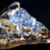 Escolecita<br />Cantera Soriana, El Prat, Soriana, Estopiñán del Castillo, Comarca La Ribagorza, Huesca, Aragón, España<br />85 x 62 x 30 mm<br /> (Autor: José Luis Zamora)