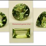 Andradite variety demantoid (Garnet Group)<br />Erongo Region, Namibia<br />4.5 ct<br /> (Author: Pierre Joubert)