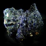 Azurita.<br />Mina Linda Mariquita, El Molar, Comarca Priorat, Tarragona, Cataluña / Catalunya, España<br />40x35 mm.<br /> (Autor: Jesus Franquesa Baucells)