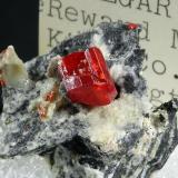 Realgar<br />Reward Mines, Green River Gorge, Franklin, King County, Washington, USA<br />24 x 22 x 16 mm overall<br /> (Author: GneissWare)