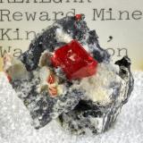 Realgar<br />Reward Mines, Green River Gorge, Franklin, King County, Washington, USA<br />24 x 22 x 16 mm overall<br /> (Author: GneissWare)