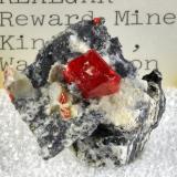 RealgarReward Mines, Green River Gorge, Franklin, King County, Washington, USA24 x 22 x 16 mm overall (Author: GneissWare)