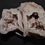 Quartz replacing fossil<br />Monroe County, Indiana, USA<br />about 6 cm maximum dimension<br /> (Author: Bob Harman)
