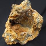 Hemimorfita, Hidrozincita y Galena<br />Mina Hermosa (Mina Sel de Haya), Sel del Haya, Cobijón, Udías, Comarca Costa occidental, Cantabria, España<br />105x100mm<br /> (Autor: joaquin gar)
