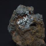 Pirolusita<br />Sierra del Aljibe, Aliseda, Comarca Tajo-Salor Almonte, Cáceres, Extremadura, España<br />85x70mm<br /> (Autor: joaquin gar)
