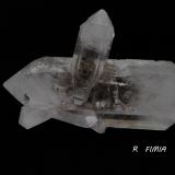 Cuarzo<br />Mont Blanc masiff , Chamonix, Francia<br />6 cm cristal grande<br /> (Autor: Ricardo Fimia)