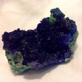 Azurite<br />Burra, Mount Lofty Ranges, South Australia, Australia<br />Around 7 cm<br /> (Author: JC)