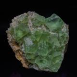 Fluorite, QuartzMina William Wise, Westmoreland, Condado Cheshire, New Hampshire, USA9.1 x 10.0 cm (Author: am mizunaka)