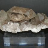 Quartz (variety smoky)<br />Les Courtes, Bassin du Talèfre, Mont Blanc Massif, Chamonix, Haute-Savoie, Auvergne-Rhône-Alpes, France<br />110mm x 50mm x 40mm<br /> (Author: Philippe Durand)