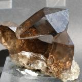 Quartz (variety smoky)<br />Aiguille de Talèfre, Mont Blanc Massif, Chamonix, Haute-Savoie, Auvergne-Rhône-Alpes, France<br />60mm x 60mm x 45mm<br /> (Author: Philippe Durand)