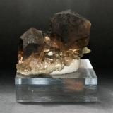 Quartz (variety smoky)<br />Aiguille de Talèfre, Mont Blanc Massif, Chamonix, Haute-Savoie, Auvergne-Rhône-Alpes, France<br />60mm x 60mm x 45mm<br /> (Author: Philippe Durand)