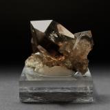 Quartz (variety smoky)<br />Aiguille de Talèfre, Mont Blanc Massif, Chamonix, Haute-Savoie, Auvergne-Rhône-Alpes, France<br />60mm x 60mm x 45mm<br /> (Author: Philippe Durand)