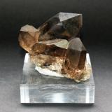 Quartz (variety smoky)<br />Aiguille de Talèfre, Mont Blanc Massif, Chamonix, Haute-Savoie, Auvergne-Rhône-Alpes, France<br />60mm x 60mm x 45mm<br /> (Author: Philippe Durand)