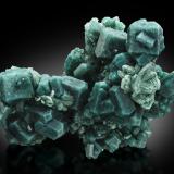 Fluorapophyllite-(K) with Celadonite inclusions<br />Ahmadnagar District, Maharashtra, India<br />17,5	x	13,0	x	13,0	cm<br /> (Author: MIM Museum)
