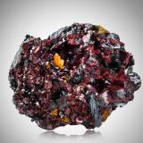 Getchellite with Orpiment and Stibnite<br />Getchell Mine, Adam Peak, Potosi District, Osgood Mountains, Humboldt County, Nevada, USA<br />10,0	x	9,0	x	6,0	cm<br /> (Author: MIM Museum)