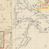 Minutas Cartográficas, término municipal de Teruel. Zona 1ª Hojas 1ª y 2ª. Año 1916. Instituto Geográfico y Estadístico.
Enmarcada en amarillo la zona donde se sitúa la "Masía de Nogués" (paraje subrayado en naranja), el puente del ferrocarril y el Barranco del Nabo; enmarcada en rojo la zona del cementerio junto al cual se situaba, en tiempos, el "Camino del Calvario" (subrayado en amarillo). La escala de edición era 1:25.000, pero la de visualización que muestro está a E:1/8000

© Instituto Geográfico Nacional (Autor: Inma)