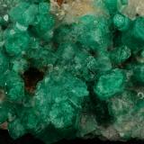 Beryl (variety emerald), Calcite<br />Peñas Blancas Mine, Municipio San Pablo de Borbur, Western Emerald Belt, Boyacá Department, Colombia<br />70x70x45mm<br /> (Author: Fiebre Verde)