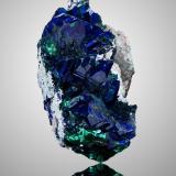 Azurite and MalachiteMilpillas Mine, Cuitaca, Municipio Santa Cruz, Sonora, Mexico17,0	x	8,5	x	8,5	cm (Author: MIM Museum)