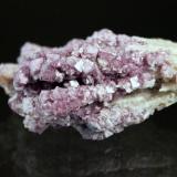 Fluorite, Barite pseudomorph after LaumontiteDistrito Cripple Creek, Condado Teller, Colorado, USA7.5 x 4.5 cm (Author: Don Lum)