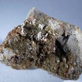 Barita y Siderita (variedad sideroplesita)<br />Canteras de arcilla, La Cañada de Verich, Comarca del Bajo Aragón, Teruel, Aragón, España<br />70x45 mm.<br /> (Autor: Jesus Franquesa Baucells)