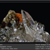 Quartz<br />Binn Valley (Binntal), Wallis (Valais), Switzerland<br />fov 30 mm<br /> (Author: ploum)