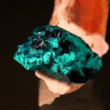 Dioptase, QuartzNamibia51mm x 30mm (Author: Don Lum)