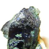 Azurite<br />Tsumeb Mine, Tsumeb, Otjikoto Region, Namibia<br />35mmx50mmx25mm<br /> (Author: Heimo Hellwig)