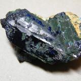 Azurite<br />Tsumeb Mine, Tsumeb, Otjikoto Region, Namibia<br />35mmx50mmx25mm<br /> (Author: Heimo Hellwig)