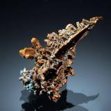 Copper<br />Onganja (Emke) Mine, Helen Farm 235, Onganja mining area, Seeis, Windhoek District, Khomas Region, Namibia<br />2.0 x 3.3 cm<br /> (Author: Michael Shaw)