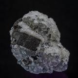 Fluorite, QuartzMex-Tex Mine, Bingham, Hansonburg District, Socorro County, New Mexico, USA7.0 x 5.3 cm (Author: am mizunaka)