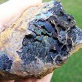GoethitaSan Fernando Mine, Aireko Palaziua/Castillo del Inglés, Irun/Irún, Comarca Bajo Bidasoa, Guipúzcoa / Gipuzkoa, Basque Country (Euskadi), Spain9 cm por 7cm (Autor: canada)