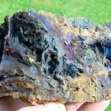 GoethitaSan Fernando Mine, Aireko Palaziua/Castillo del Inglés, Irun/Irún, Comarca Bajo Bidasoa, Guipúzcoa / Gipuzkoa, Basque Country (Euskadi), Spain14 cm por 9cm (Autor: canada)