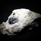 Galena y Calcita.<br />Zona minera Madan, Montes Rhodope, Smolyan Oblast, Bulgaria<br />75x45 mm.<br /> (Autor: Jesus Franquesa Baucells)
