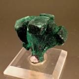 Malachite pseudomorph after AzuriteNew Cornelia Mine, Ajo, Little Ajo Mountains, Ajo District, Pima County, Arizona, USA42mm x 33mm (Author: Don Lum)