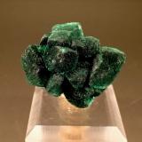 Malachite pseudomorph after Azurite<br />New Cornelia Mine, Ajo, Little Ajo Mountains, Ajo District, Pima County, Arizona, USA<br />42mm x 33mm<br /> (Author: Don Lum)