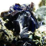 Azurite<br />Tsumeb Mine, Tsumeb, Otjikoto Region, Namibia<br />70mmx50mmx50mm<br /> (Author: Heimo Hellwig)