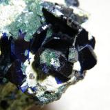 Azurite<br />Tsumeb Mine, Tsumeb, Otjikoto Region, Namibia<br />70mmx50mmx50mm<br /> (Author: Heimo Hellwig)