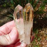 Quartz<br />Ceres, Warmbokkeveld Valley, Ceres, Valle Warmbokkeveld, Witzenberg, Cape Winelands, Western Cape Province, South Africa<br />Hands for size.<br /> (Author: Pierre Joubert)