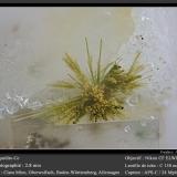 Agardite-(Ce)Clara Mine, Rankach Valley, Oberwolfach, Wolfach, Black Forest, Baden-Württemberg, Germanyfov 2.8 mm (Author: ploum)