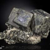 Galena and Dolomite<br />Sweetwater Mine, Ellington, Viburnum Trend District, Reynolds County, Missouri, USA<br />133 x 79 mm<br /> (Author: Manuel Mesa)