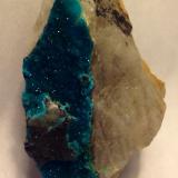Turquoise, QuartzBishop Mine, Lynch Station, Campbell County, Virginia, USA5 cm (Author: JC)