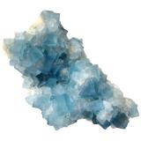 FluoriteBlanchard Mine (Portales-Blanchard Mine), Bingham, Hansonburg District, Socorro County, New Mexico, USASpecimen size 11,5 cm, largest crystal 1,5 cm (Author: Tobi)