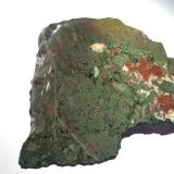 Copper, Epidote, Calcite<br />Lake Superior copper district, Keweenaw County, Michigan, USA<br />140 mm x 90 mm x 25 mm<br /> (Author: Robert Seitz)