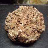 AragonitoBuezo (hacia el Santuario de Santa Casilda), Salinillas de Bureba, Comarca La Bureba, Burgos, Castilla y León, España6 cm diámetro x 4 cm alto (Autor: Toño P)