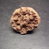 AragonitoBuezo (hacia el Santuario de Santa Casilda), Salinillas de Bureba, Comarca La Bureba, Burgos, Castilla y León, España4 cm de diámetro x 2.5 cm alto (Autor: Toño P)