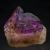 Quartz (variety amethyst), Quartz (variety smoky quartz)<br />Crystal Ridge, Johnson Spring, Tibbetts District, Inyo Mountains, Inyo County, California, USA<br />4.3 x 4.3 cm<br /> (Author: am mizunaka)